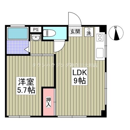 ファミール希望ヶ丘の物件間取画像